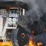 alat pemadam kebakaran otomatis untuk excavator